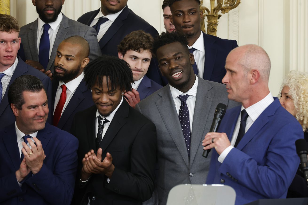 Biden Hosts NCAA Champion LSU Tigers And Connecticut Huskies At White House