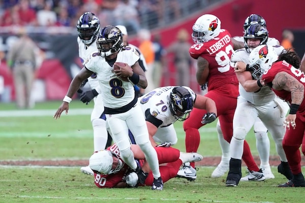 Baltimore Ravens quarterback Lamar Jackson