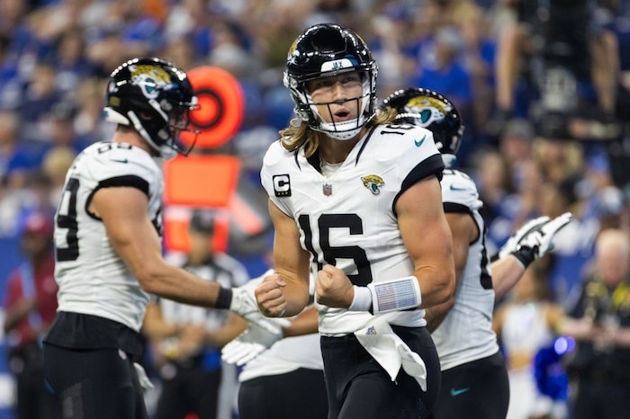 Jacksonville Jaguars quarterback Trevor Lawrence