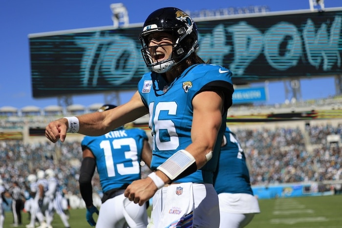 Jacksonville Jaguars quarterback Trevor Lawrence