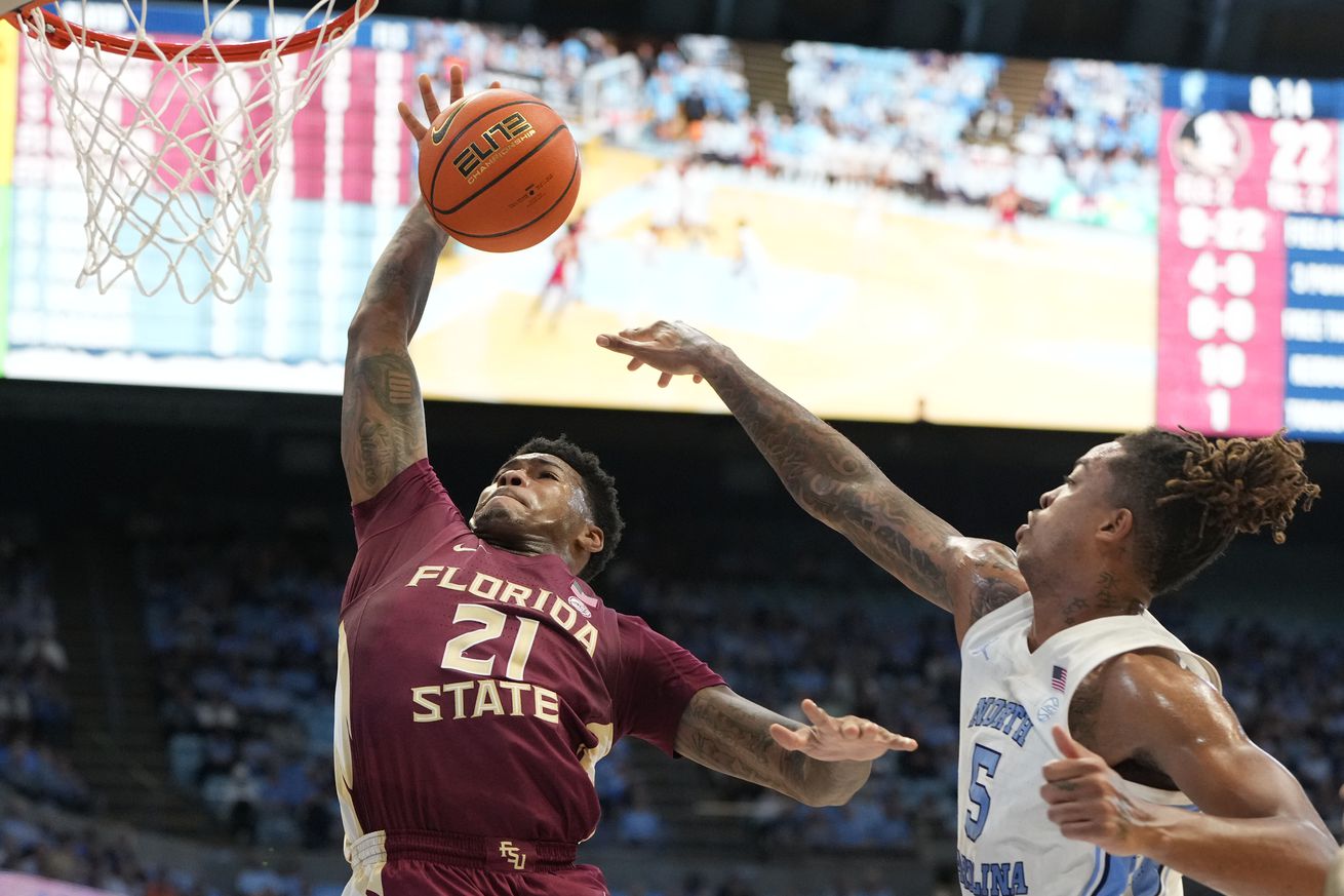 NCAA Basketball: Florida State at North Carolina