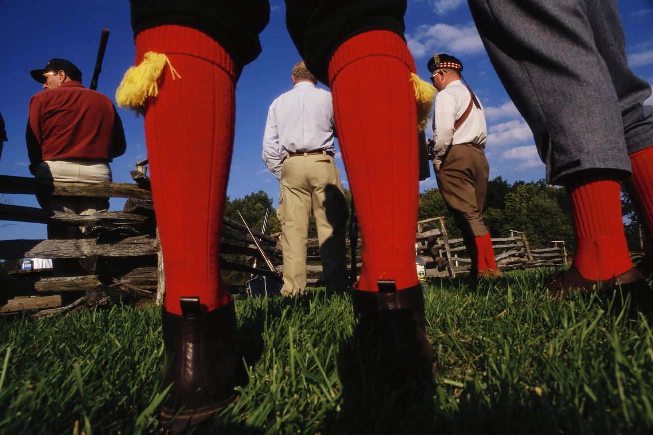 Person Wearing Red Socks