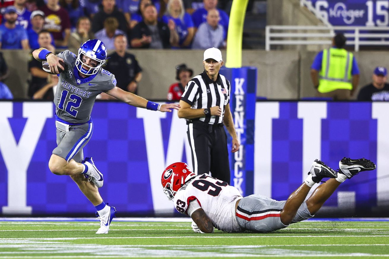 NCAA Football: Georgia at Kentucky