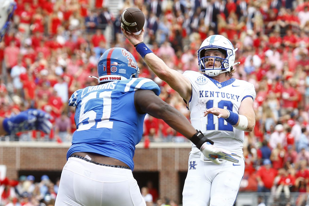 NCAA Football: Kentucky at Mississippi