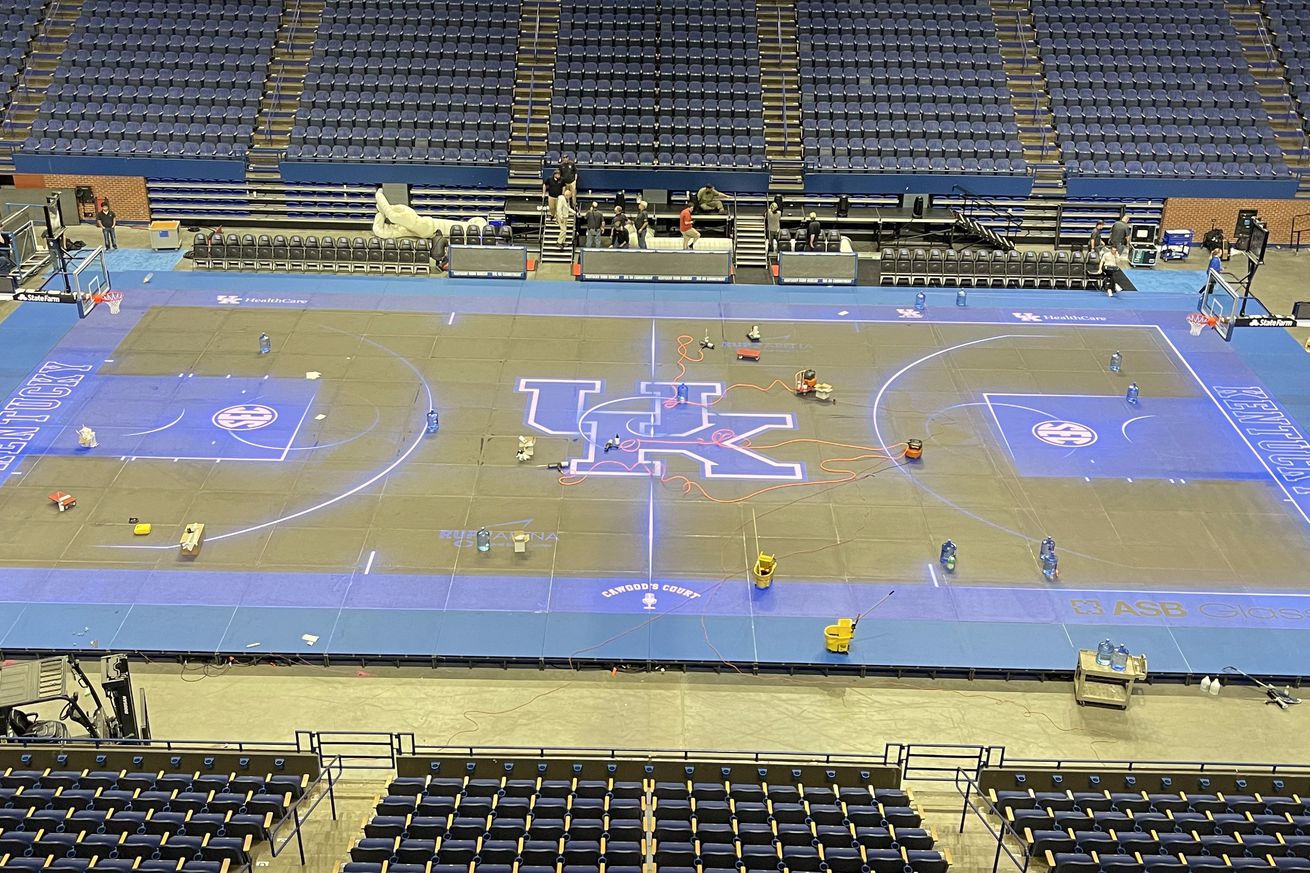 Rupp Arena floor court