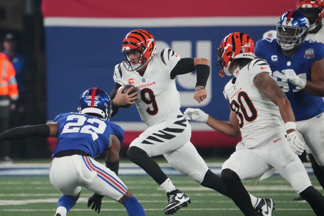 NFL: Cincinnati Bengals at New York Giants