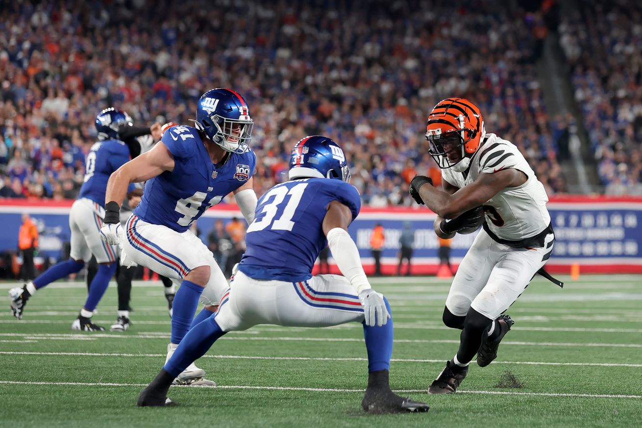 NFL: Cincinnati Bengals at New York Giants