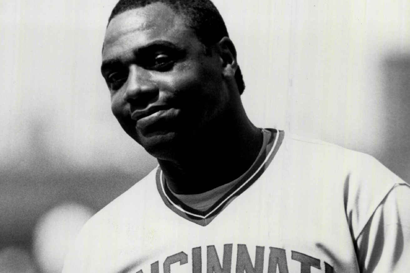 Dave Parker of the Cincinnati Reds...