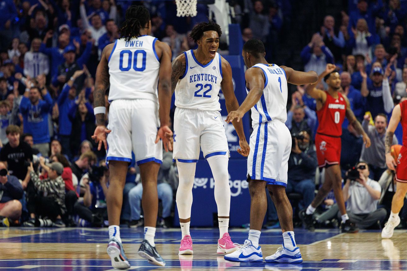 NCAA Basketball: Louisville at Kentucky