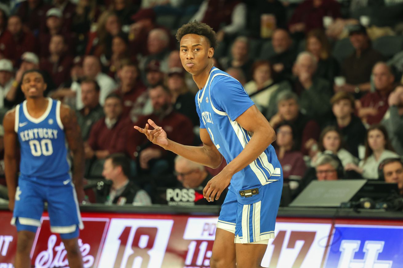 NCAA Basketball: Kentucky at Mississippi State