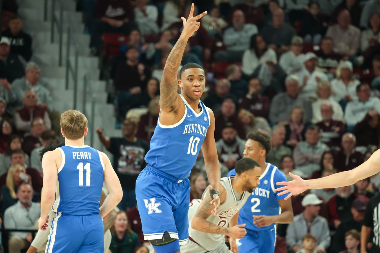 NCAA Basketball: Kentucky at Mississippi State