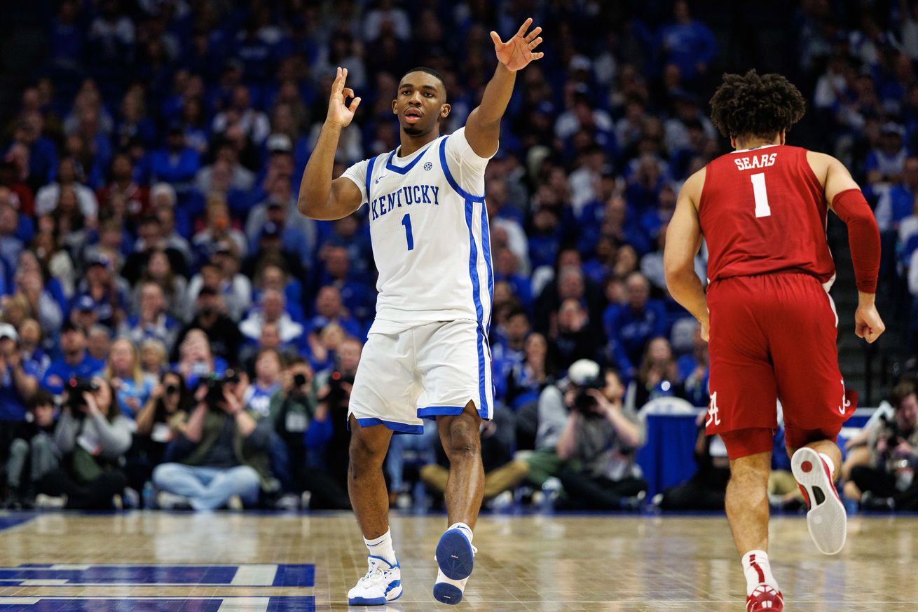 NCAA Basketball: Alabama at Kentucky