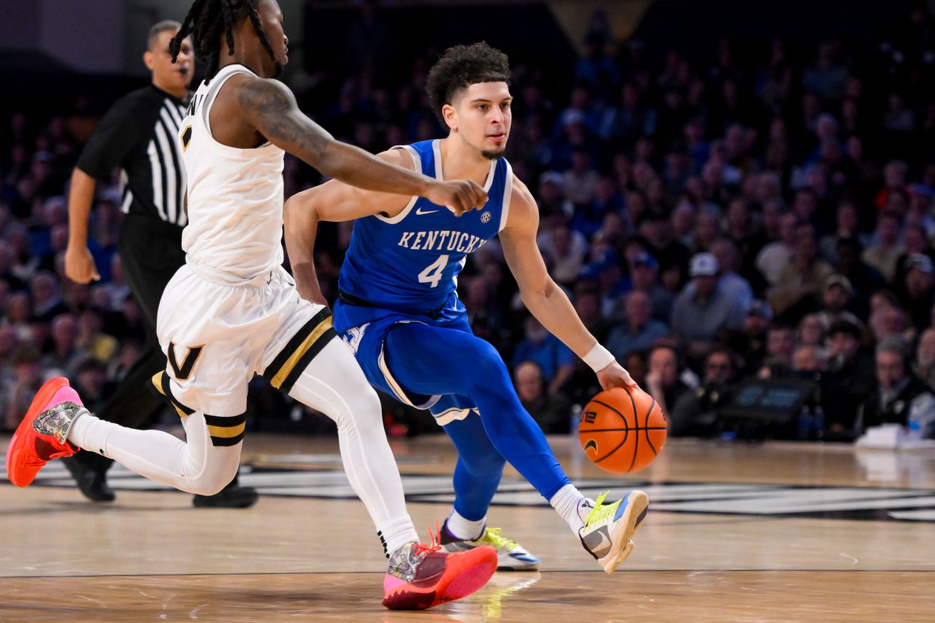 NCAA Basketball: Kentucky at Vanderbilt