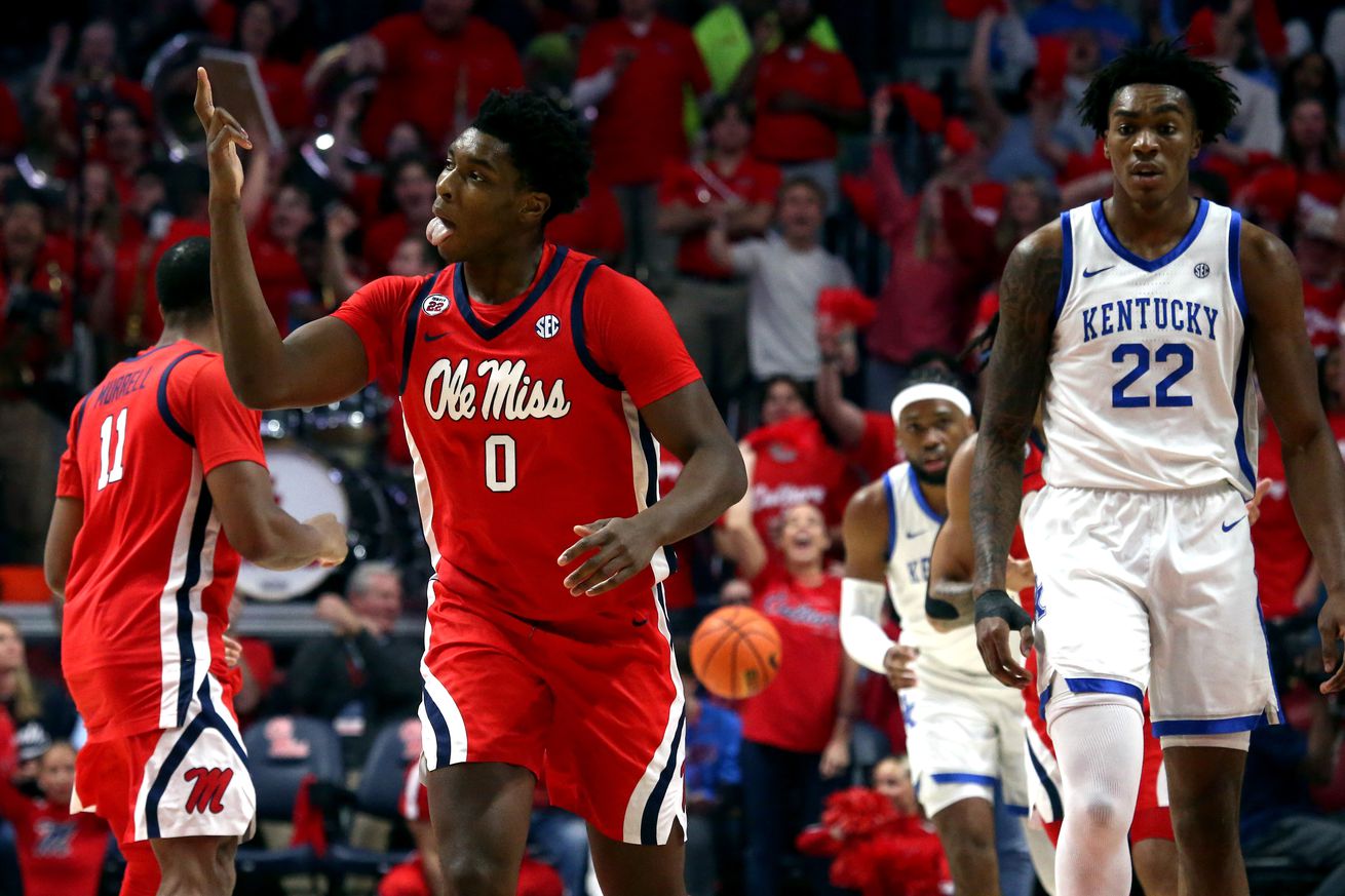 NCAA Basketball: Kentucky at Mississippi