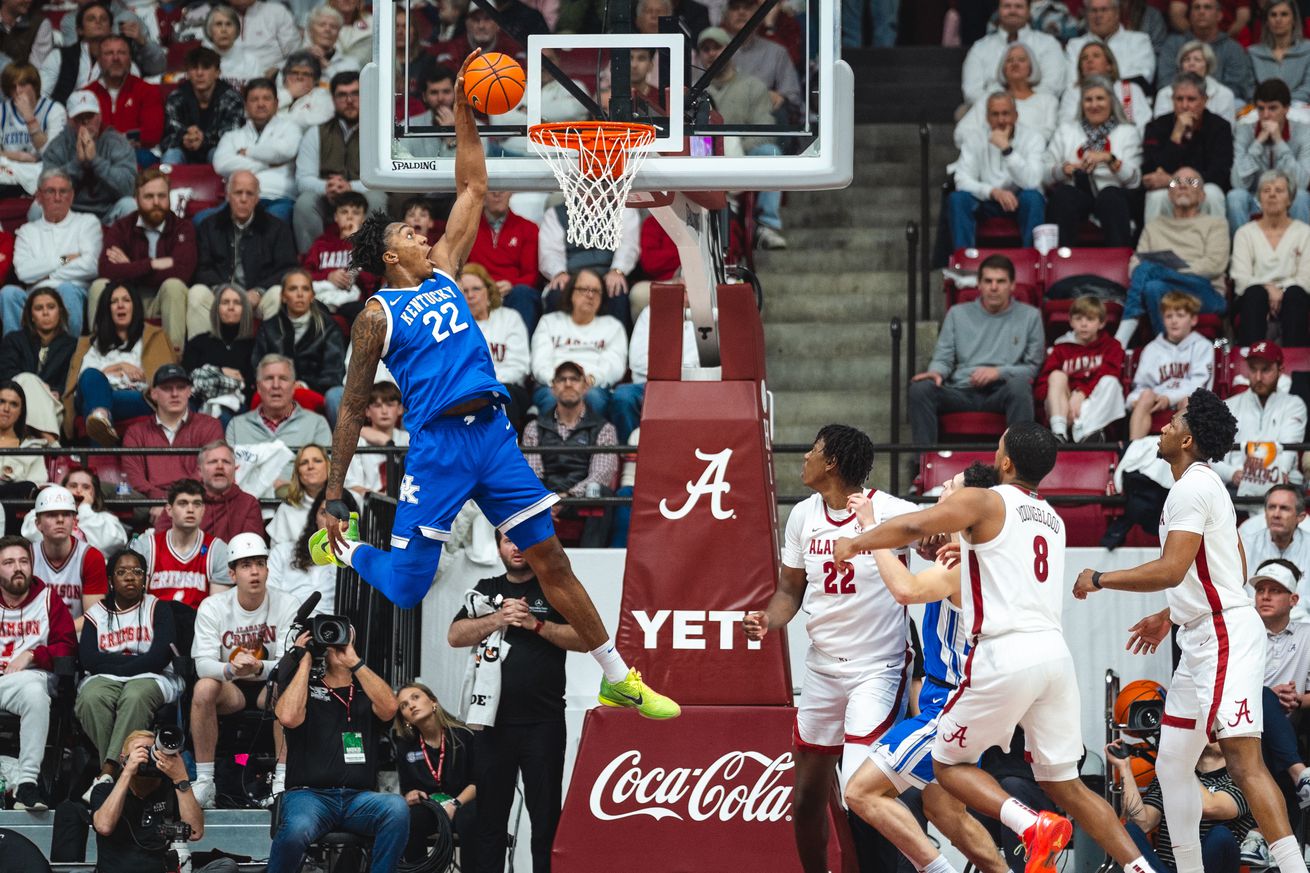 NCAA Basketball: Kentucky at Alabama